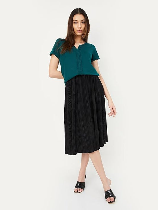 Maven Women's Cotton Regular Fit Top - Comfortable Everyday Casual Wear for All-Day Comfort